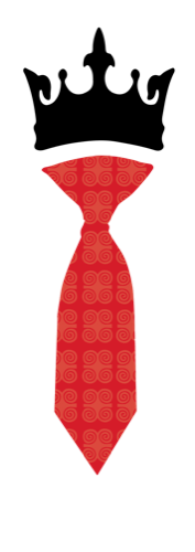 Young Men of Distinction crown and tie icon